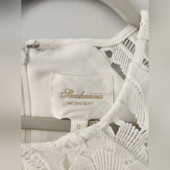 Shoshanna Lace Sheath Dress White Sz 8 - Picture 4 of 17